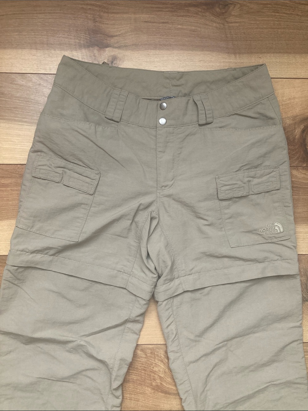 North Face Tan Nylon Convertible Outdoor Pants - Picture 2 of 13